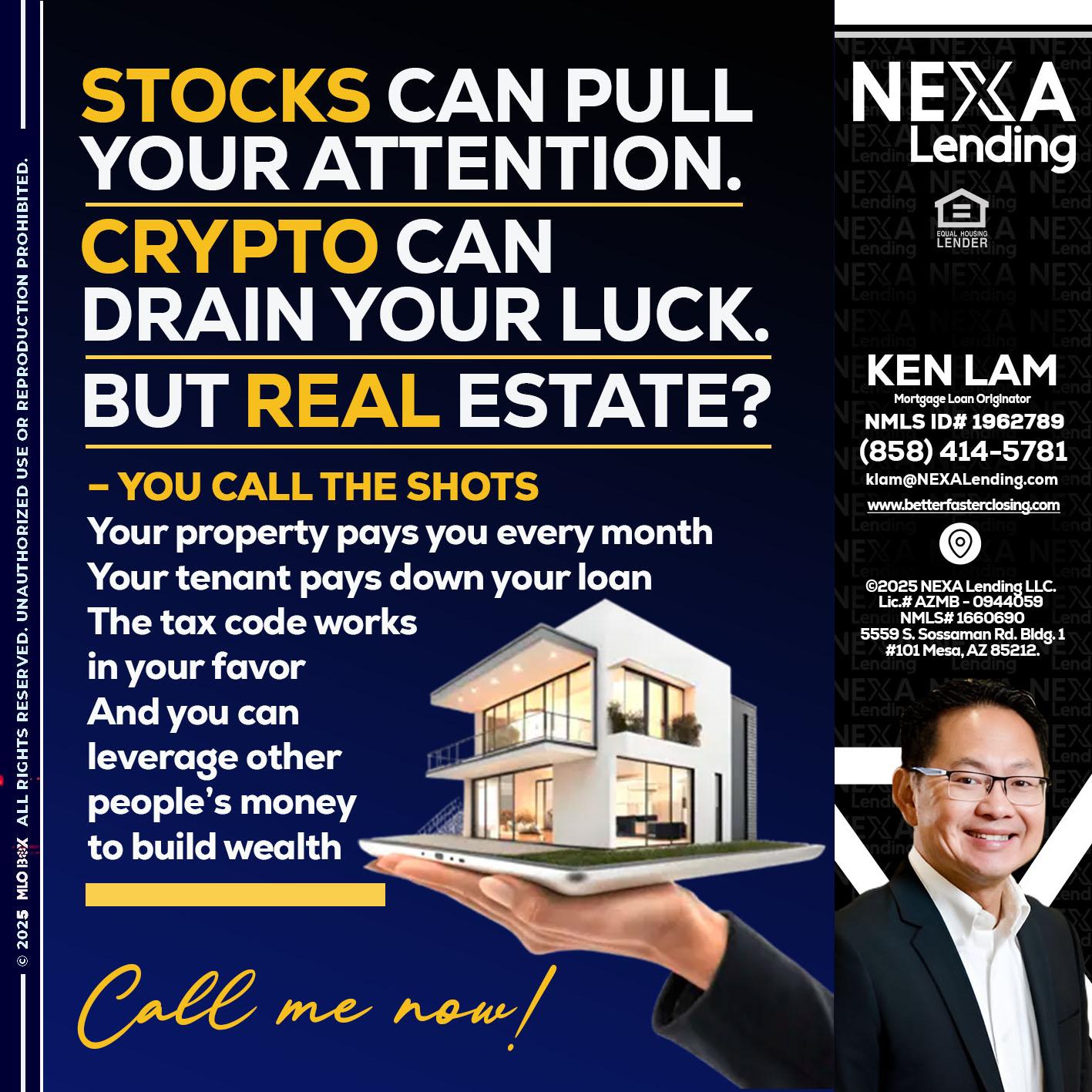 STOCK YOUR - Ken Lam -Mortgage Loan Officer