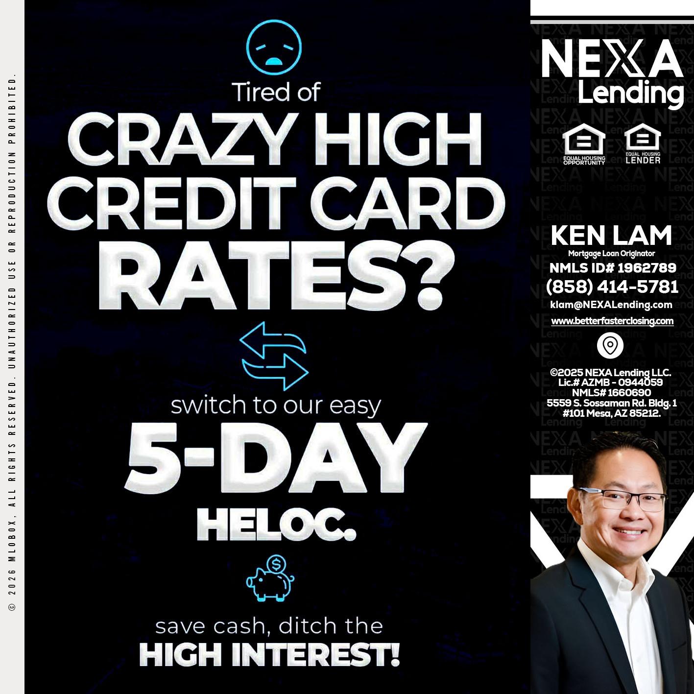 CRAZY HIGH - Ken Lam -Mortgage Loan Officer