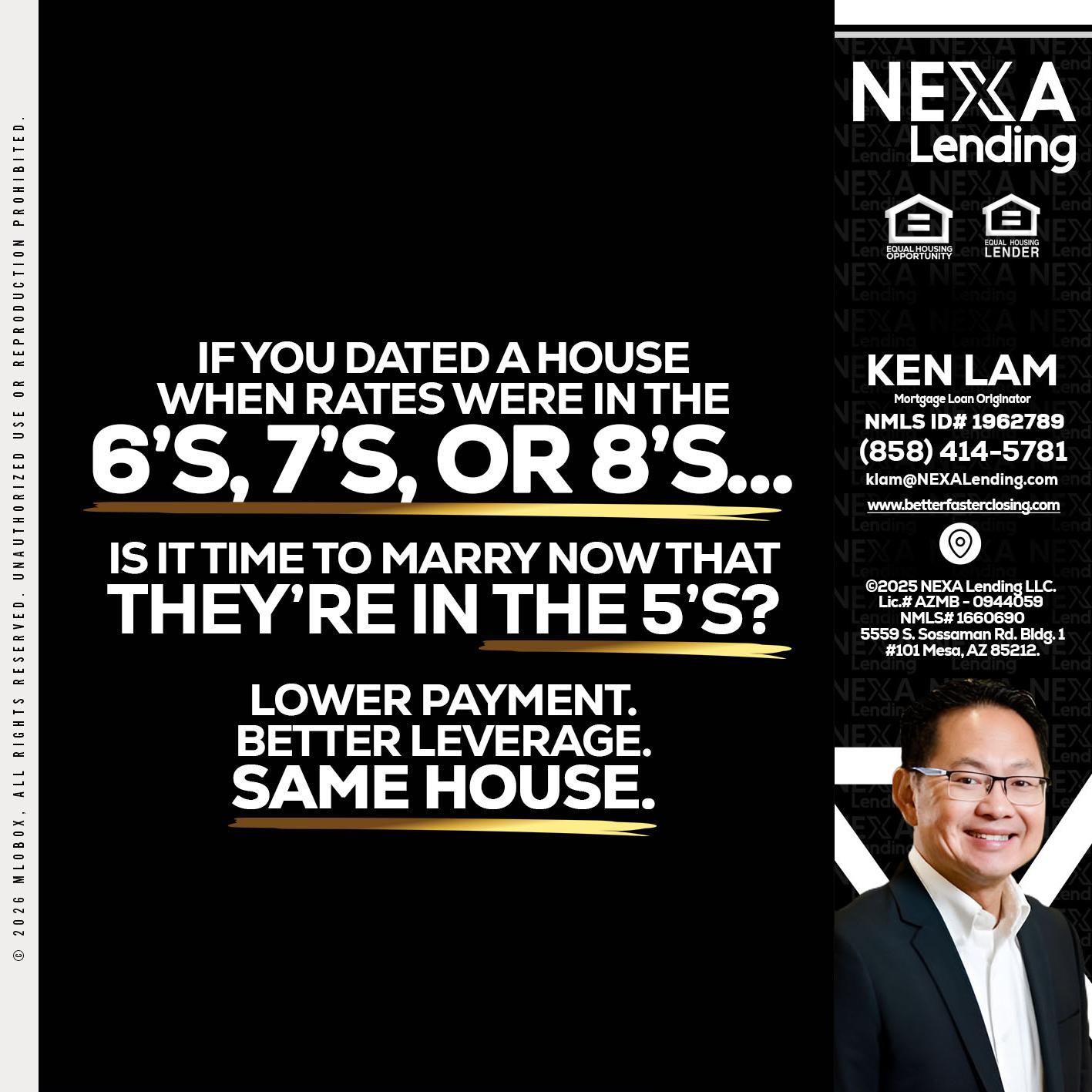 if you dated a house - Ken Lam -Mortgage Loan Officer