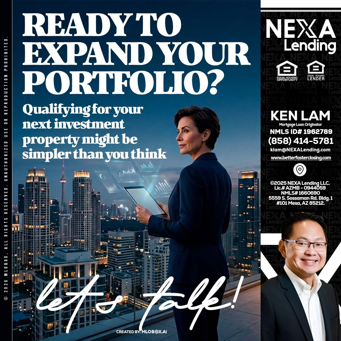 READY TO EXPAND - Ken Lam -Mortgage Loan Officer