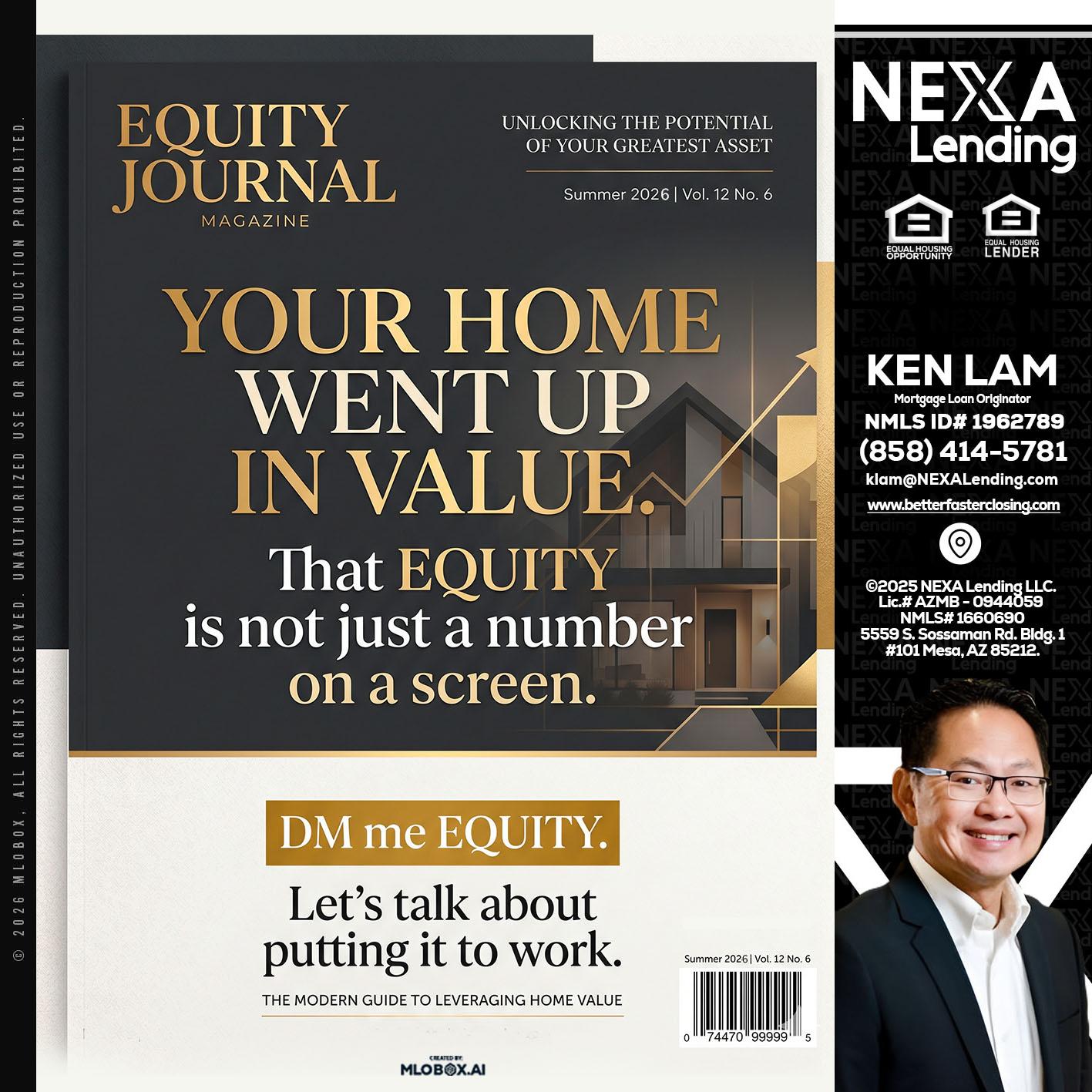YOUR HOME - Ken Lam -Mortgage Loan Officer