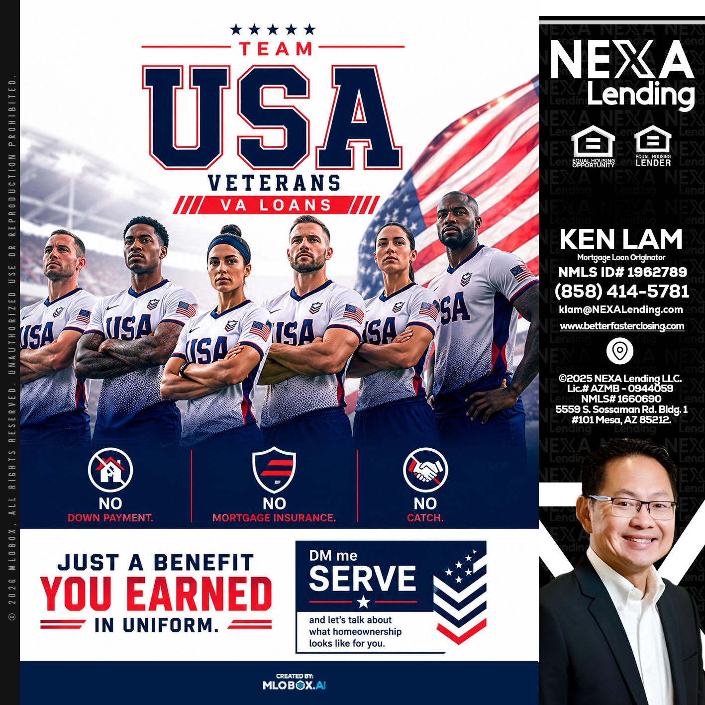 USA TEAM - Ken Lam -Mortgage Loan Officer