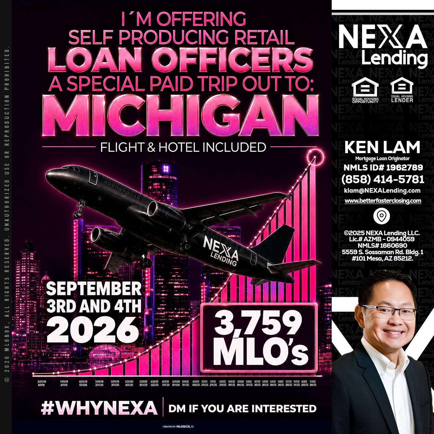 MICHIGAN TRIP - Ken Lam -Mortgage Loan Officer