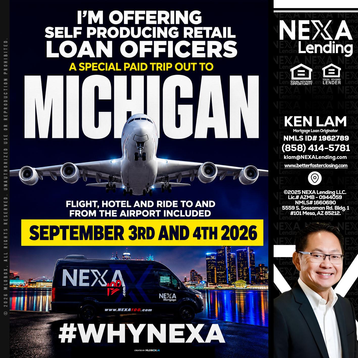 MICHIGAN - Ken Lam -Mortgage Loan Officer