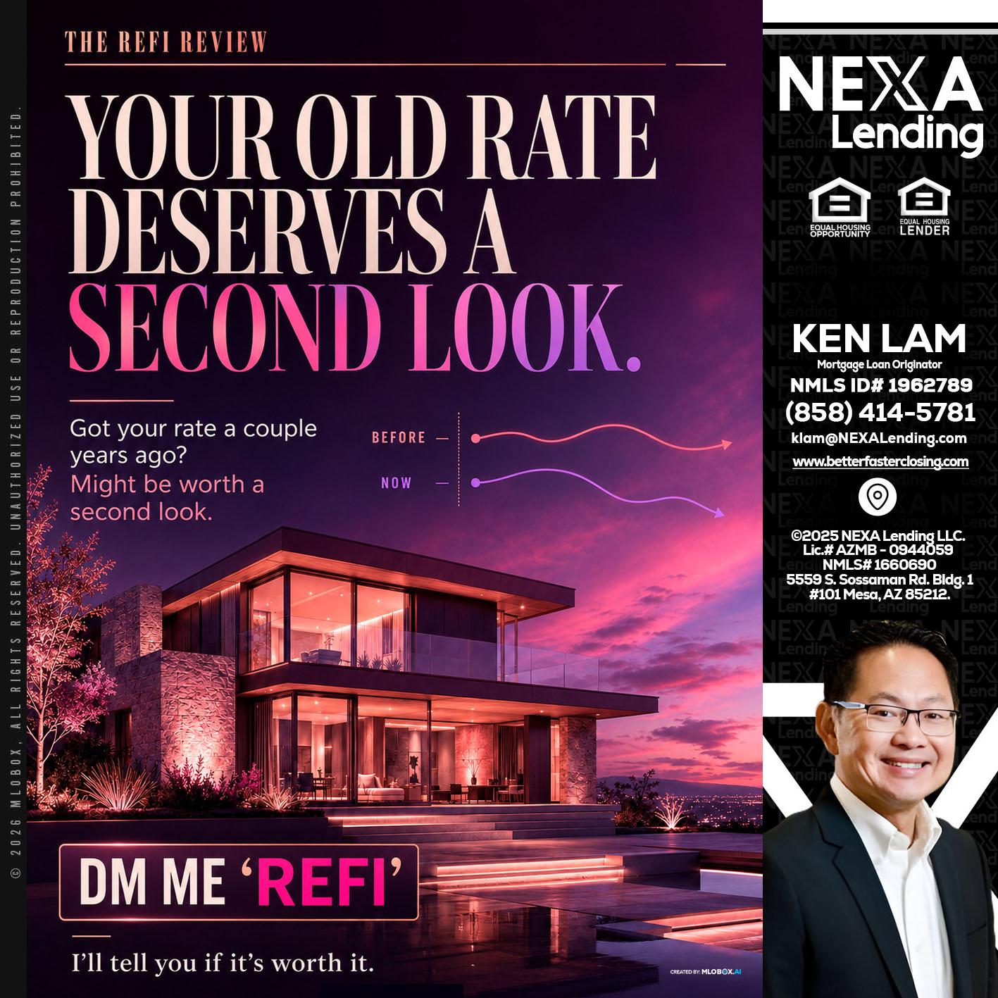YOUR OLD - Ken Lam -Mortgage Loan Officer