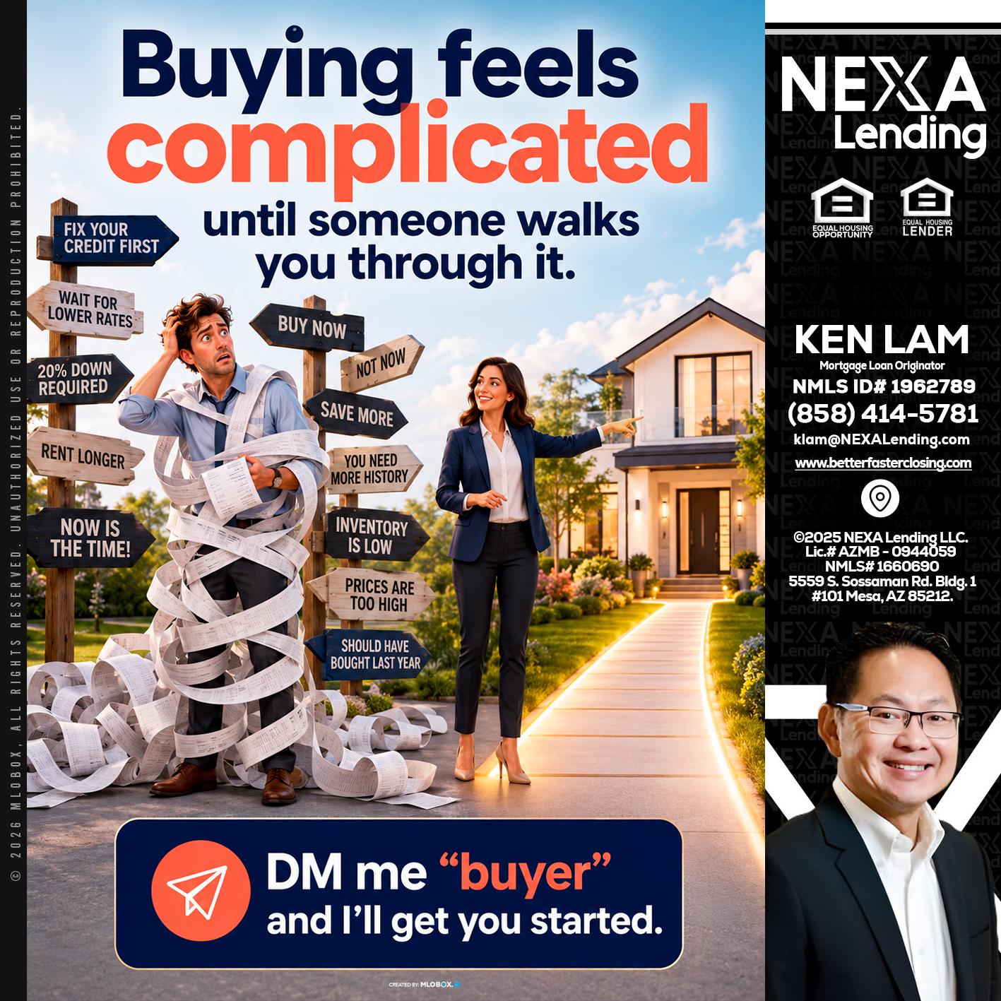 buying feels - Ken Lam -Mortgage Loan Officer