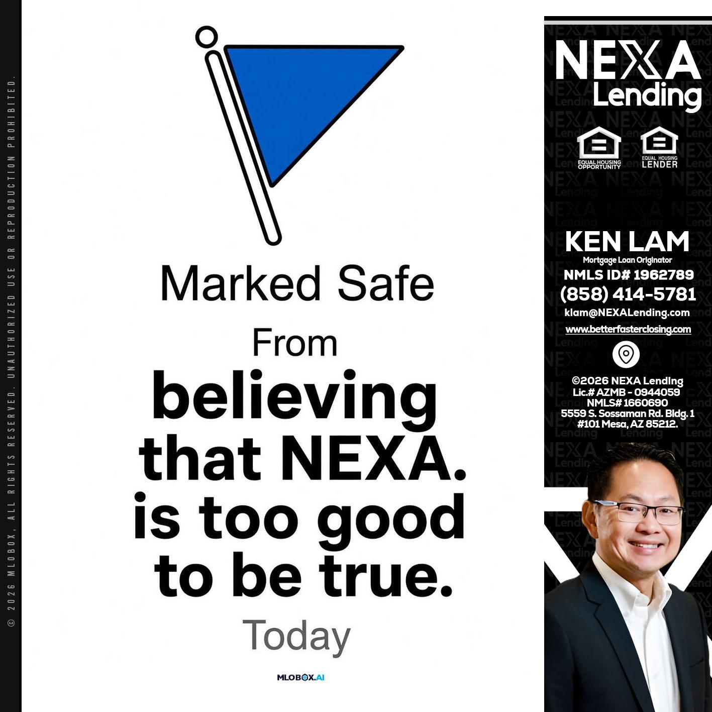 MARKED SAFE - Ken Lam -Mortgage Loan Officer