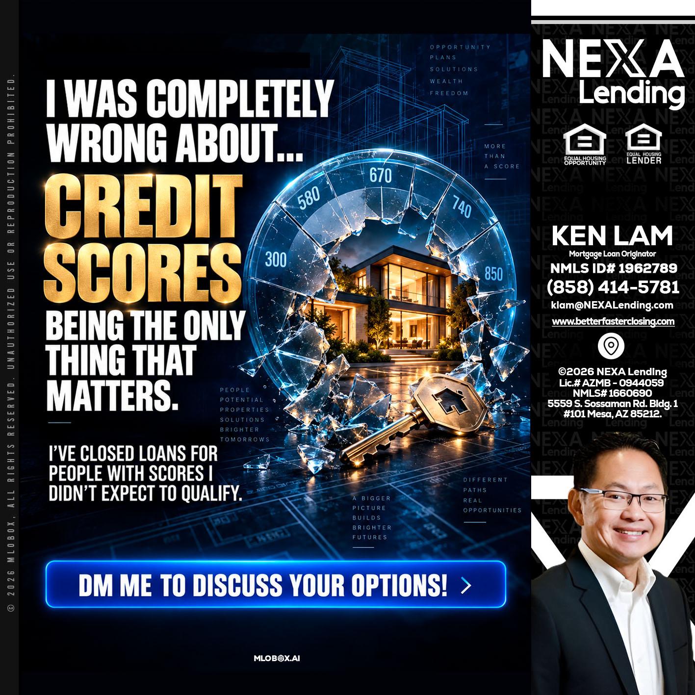 I WAS COMPLETY - Ken Lam -Mortgage Loan Officer