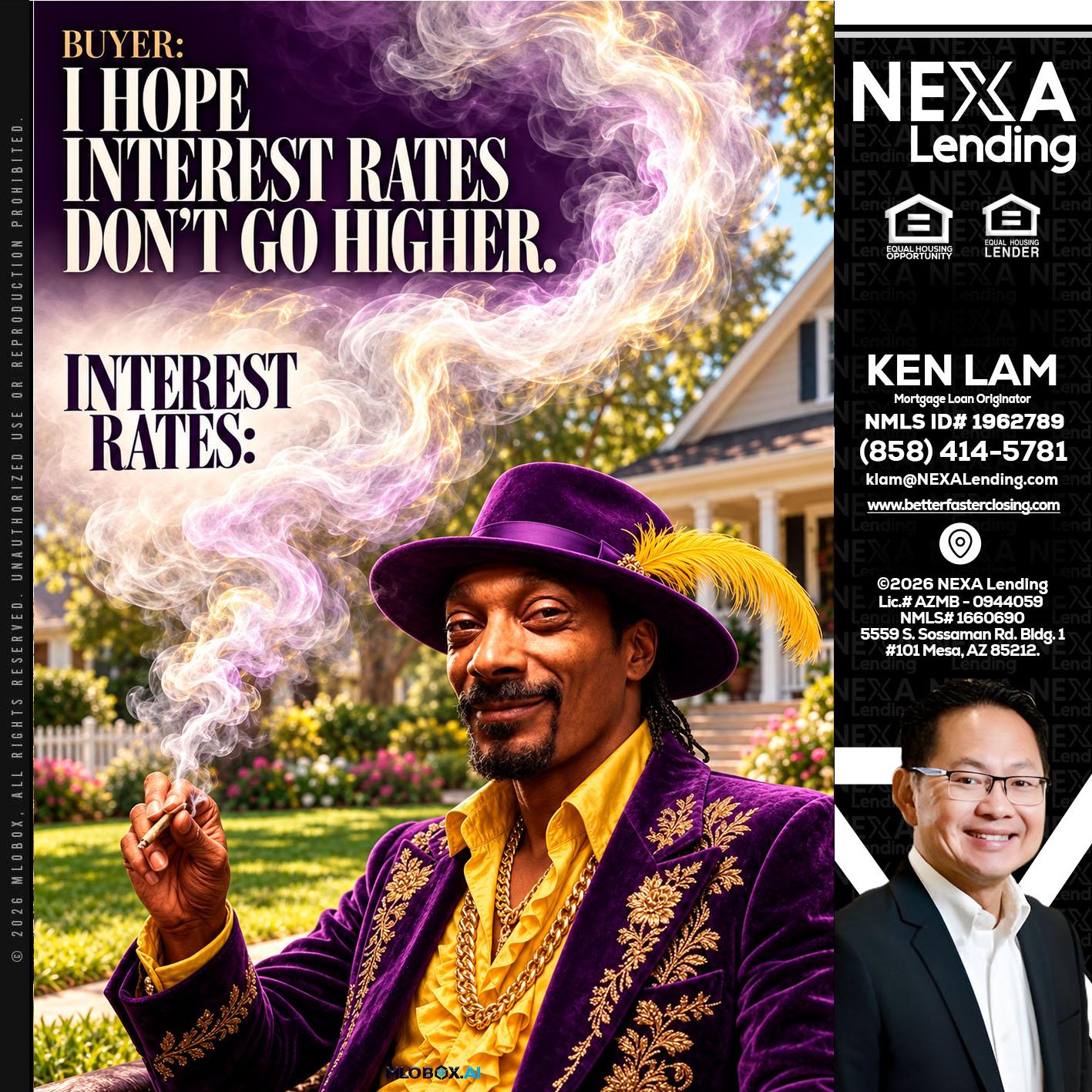 I HOPE RATES - Ken Lam -Mortgage Loan Officer